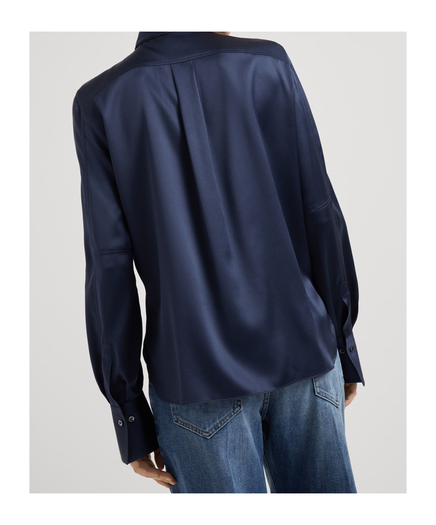 Brunello Cucinelli Stretch-silk Shirt