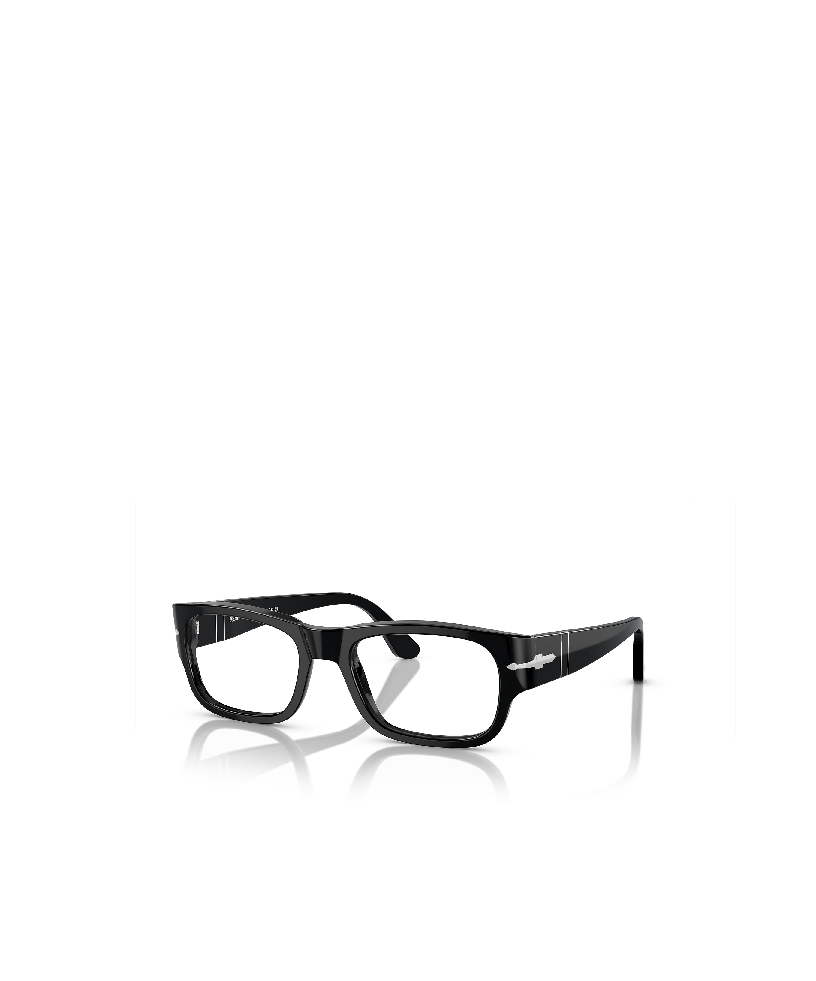 Persol Rectangular Frame Glasses In Black
