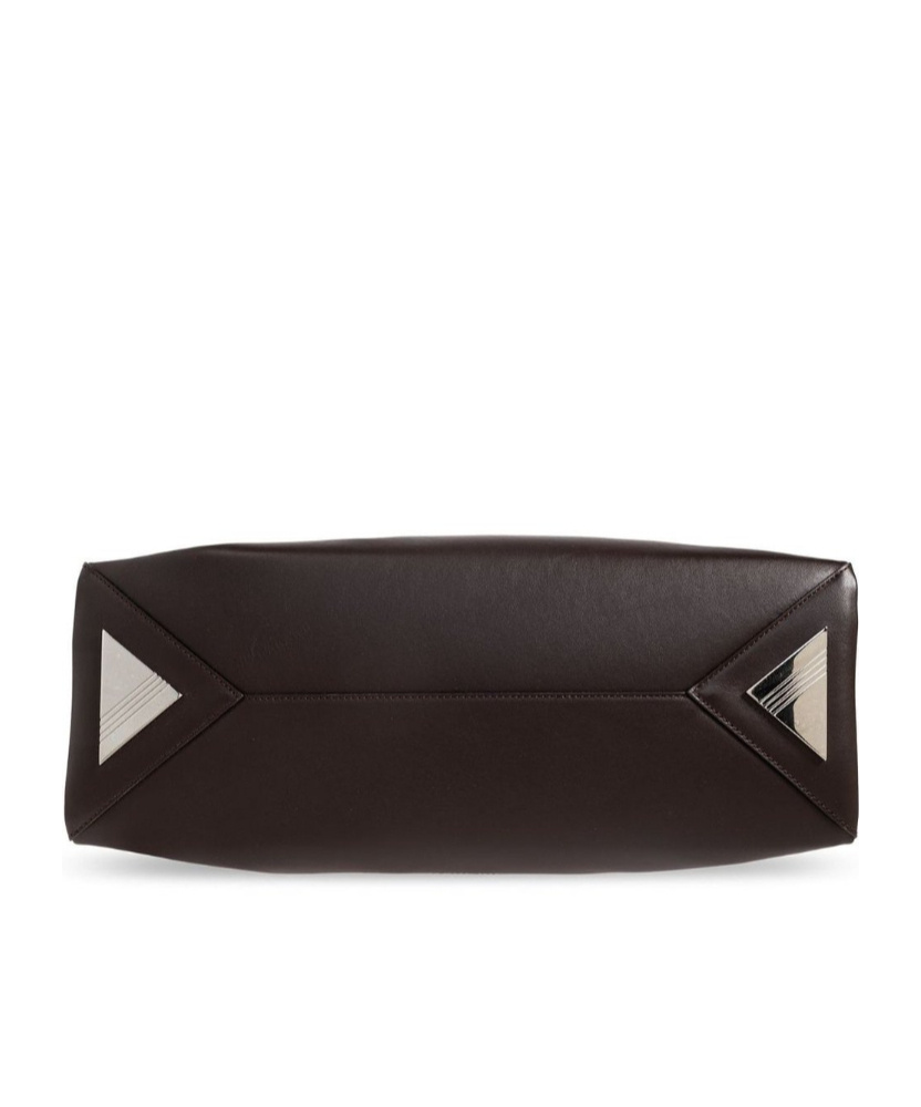 Attico Medium La Passeggiata Zip Top-handle Tote Bag In Black