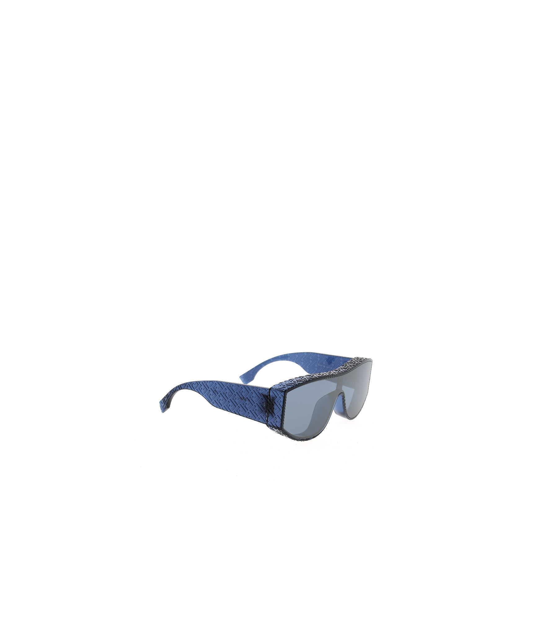 Fendi Eyewear Shield-frame Sunglasses In Blue