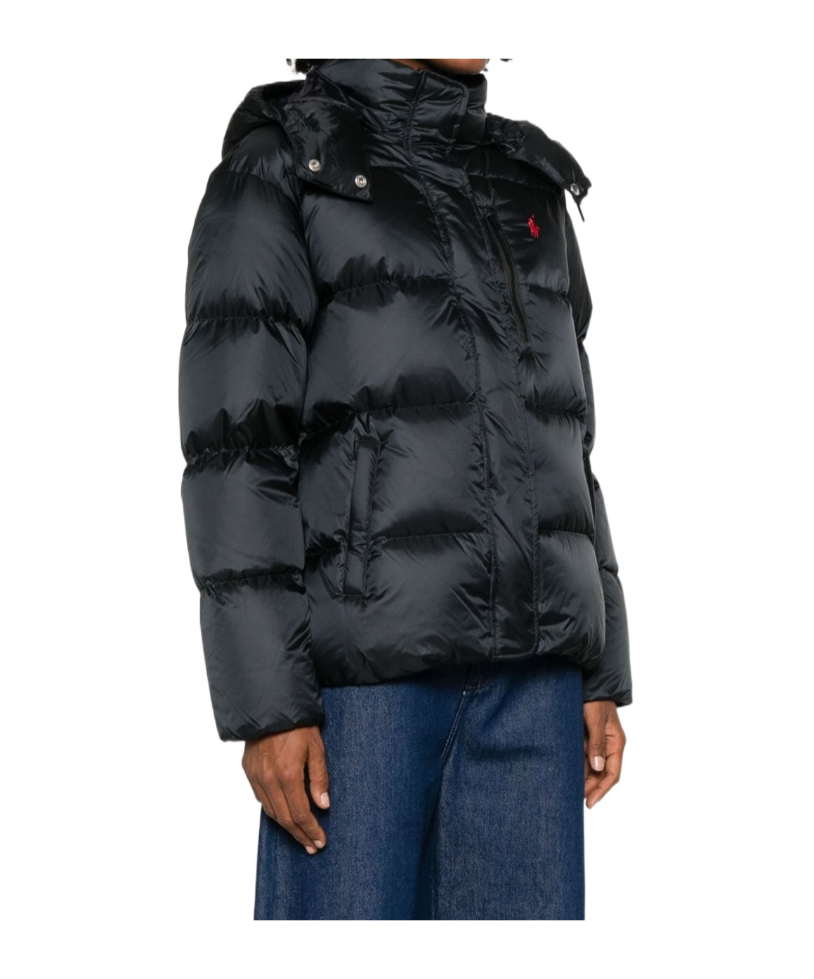 Polo Ralph Lauren Quilted Puffer Jacket In Black