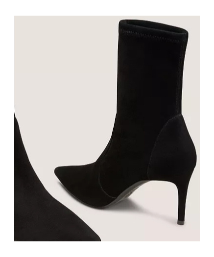 STUART WEITZMAN POINTED SHORT BOOTS