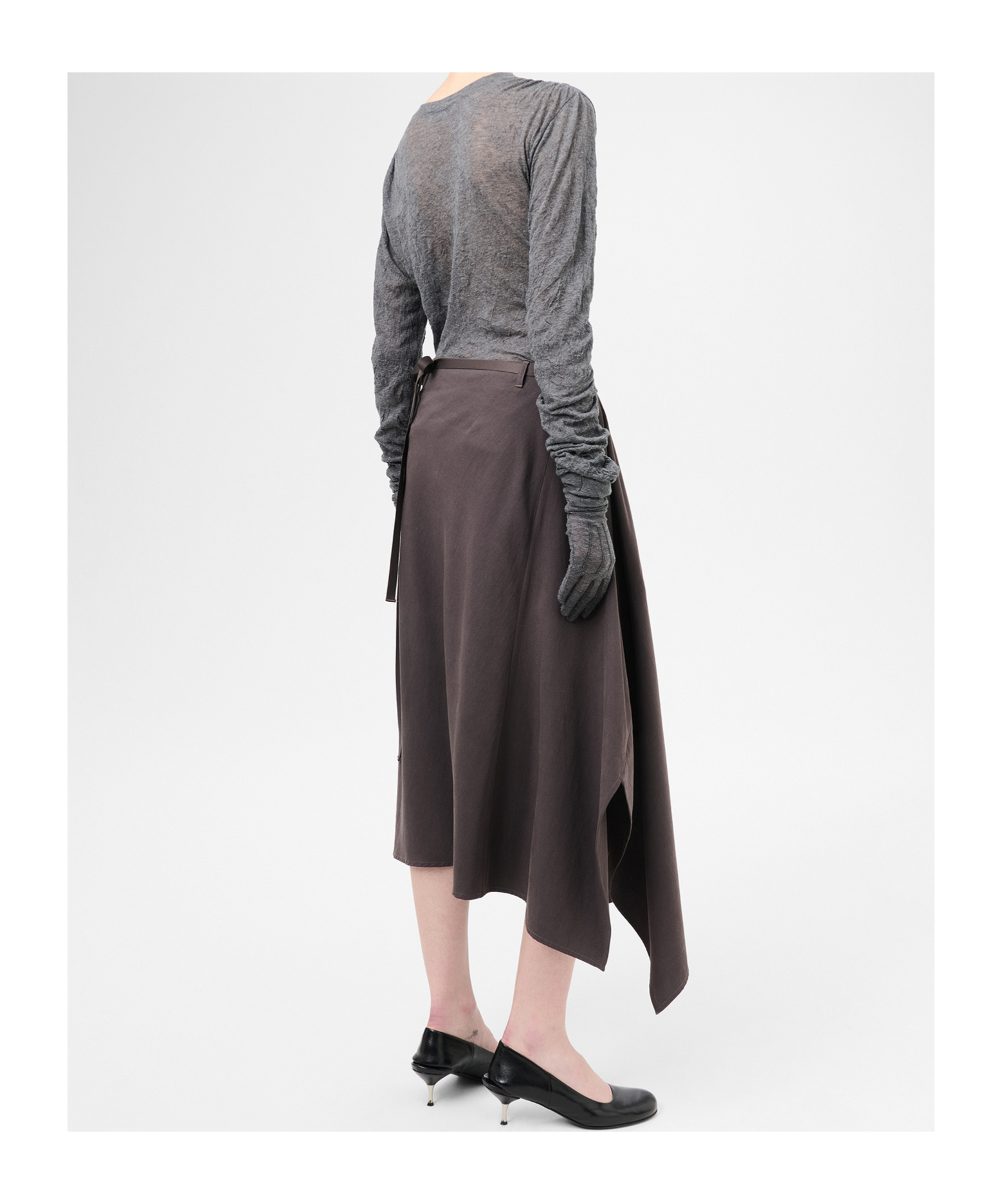 Our Legacy Spinnaker Midi Skirt In Black