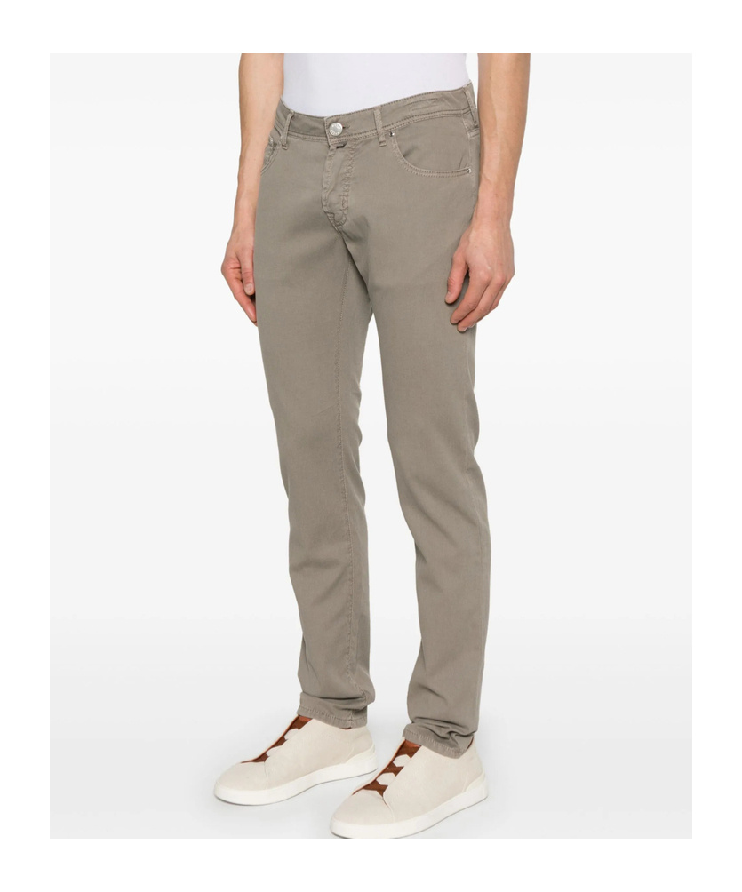 Jacob Cohen Jeans With Belt Loops In Nude