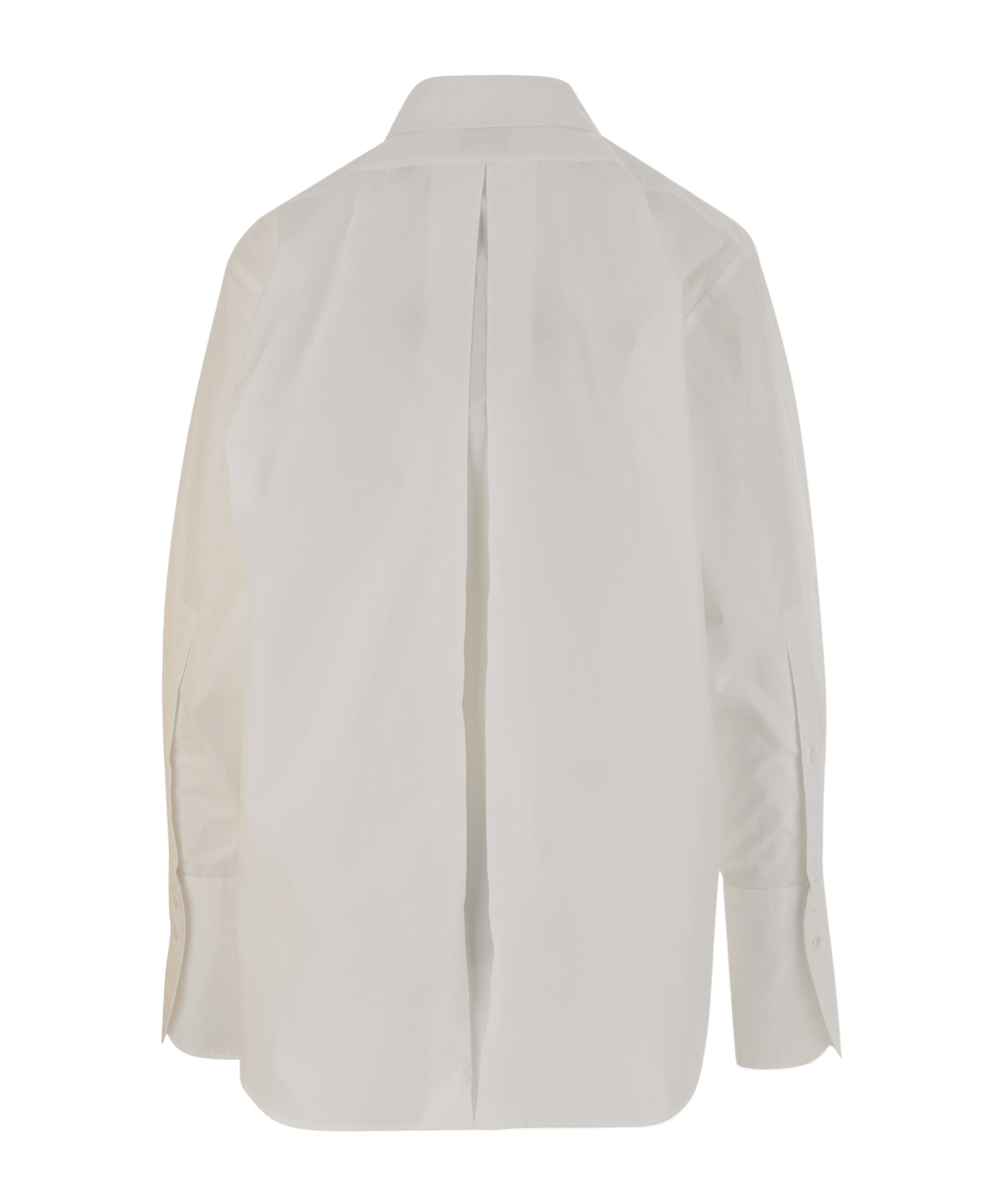 Patou Long-sleeved Shirt In White