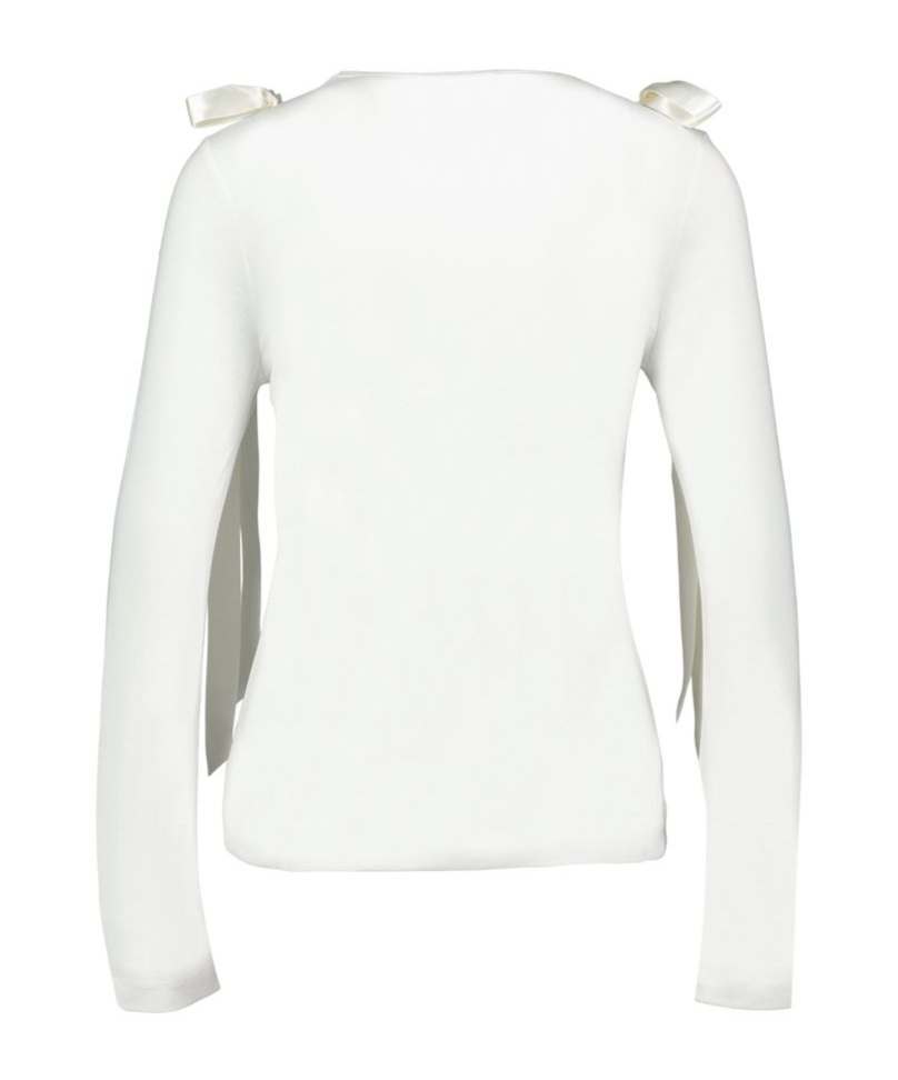 Simone Rocha Long Sleeve T-shirt In White