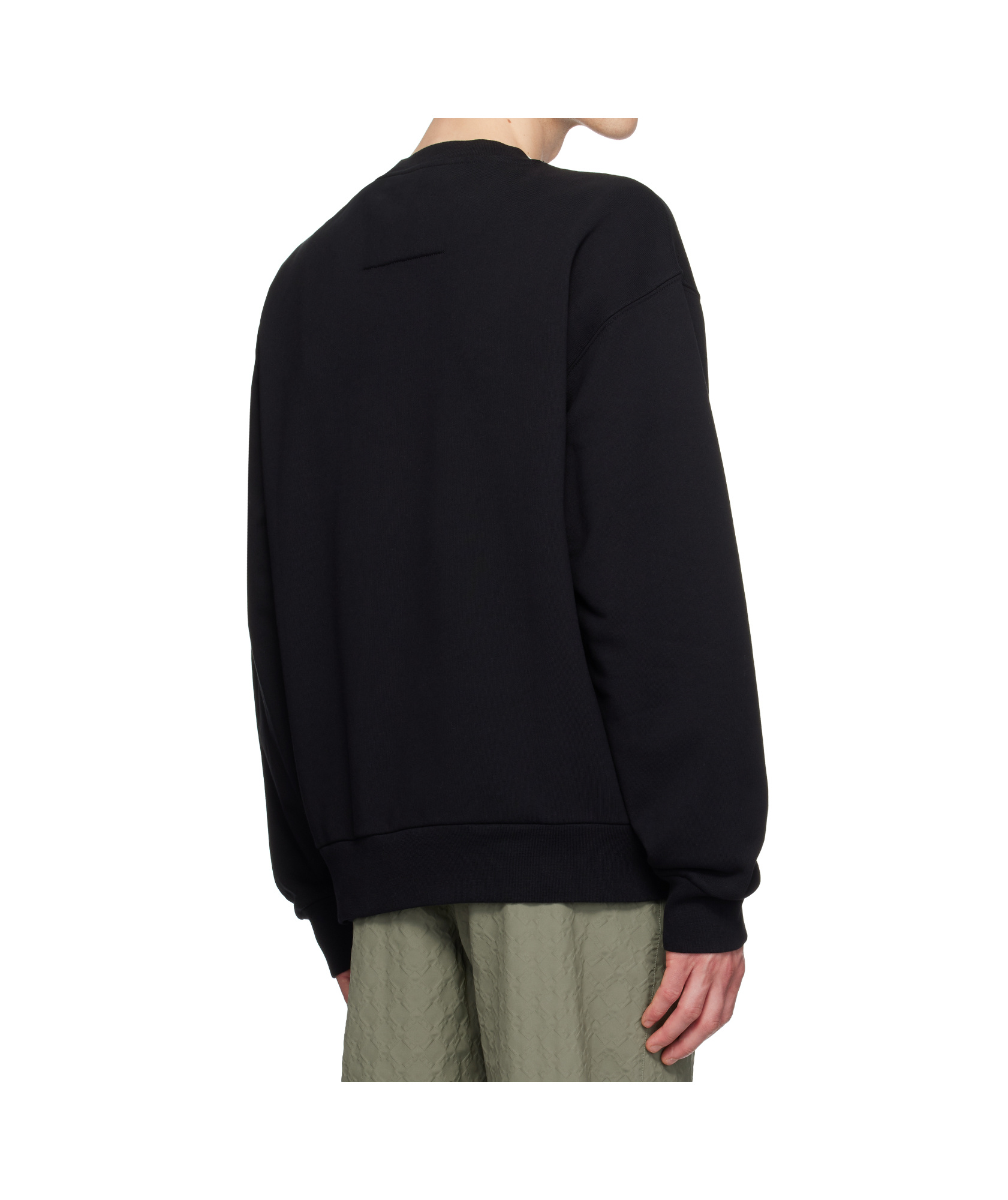 Givenchy Black Cotton Patches Sweatshirt In Black