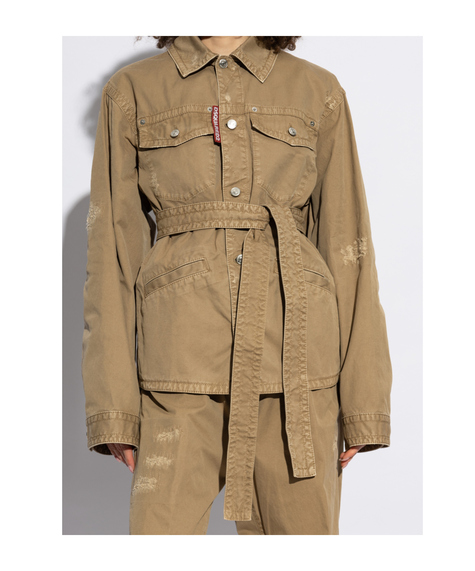 Dsquared2 Long-sleeved Shirt In Green