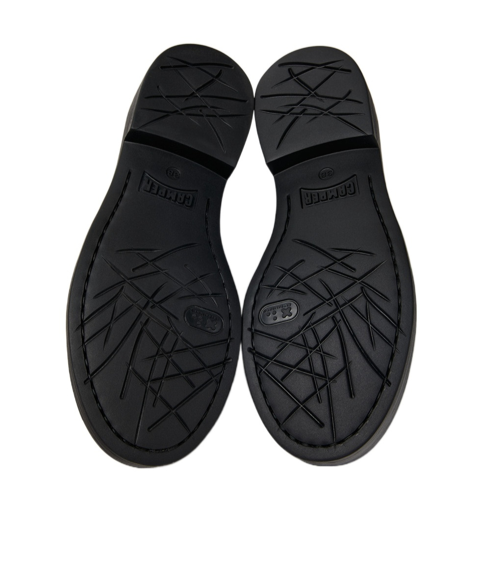 Shop Camper Round Head Loafer Shoes In Black