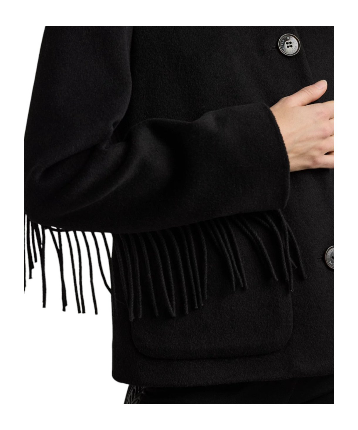 Polo Ralph Lauren Long-sleeved Casual Jacket In Black