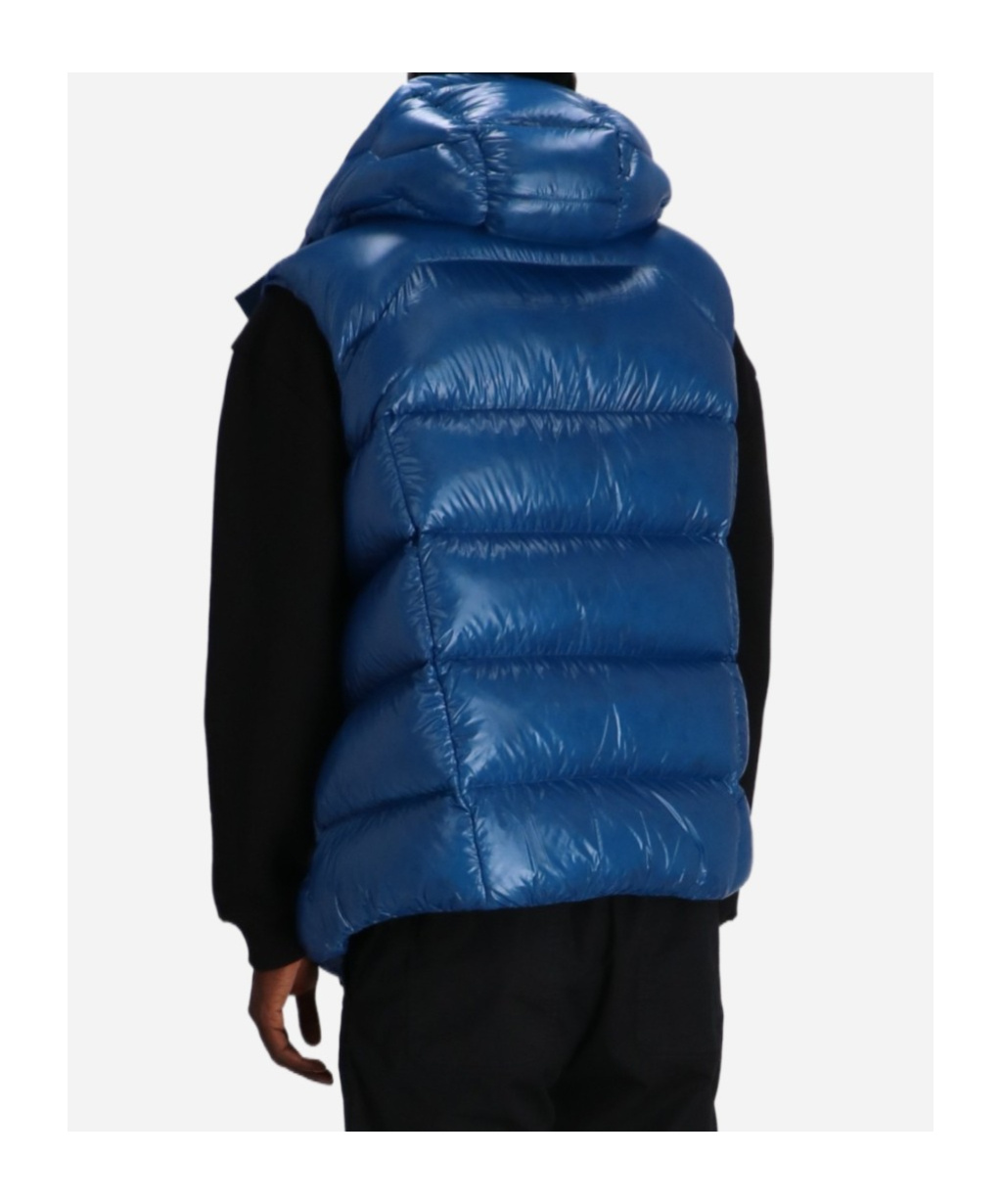 Hugo Boss Zippered Vest In Blue
