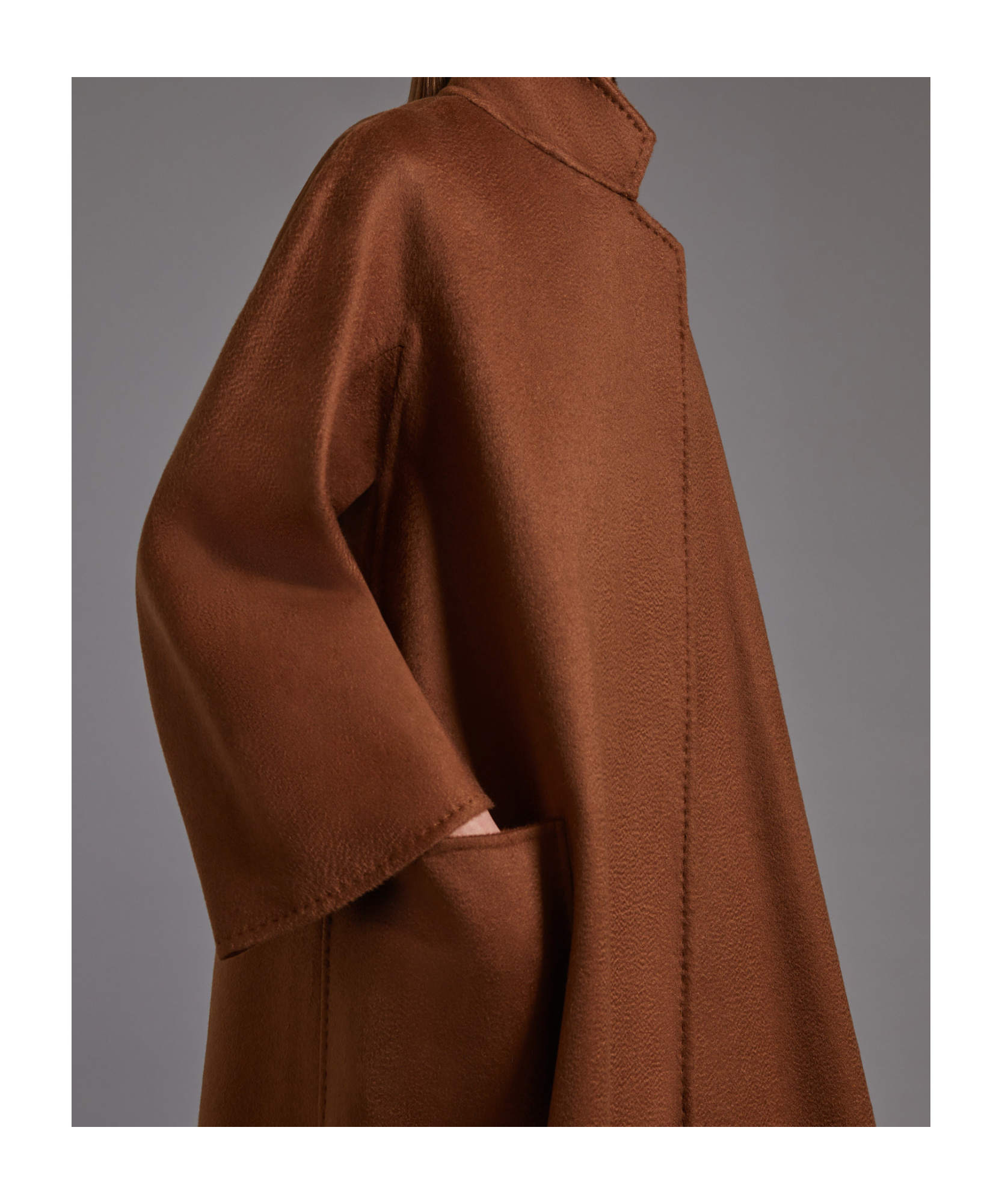 Max Mara Ludmilla Coat In Brown