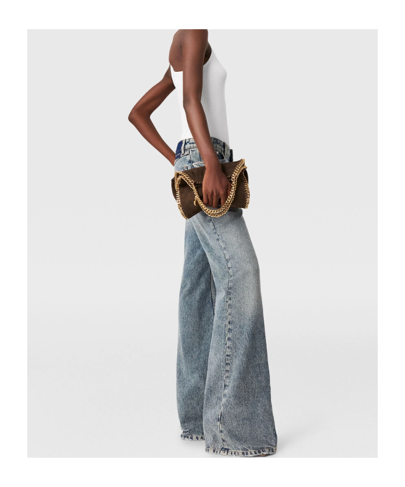 Stella Mccartney Vintage Wash Bootcut Jeans In Blue