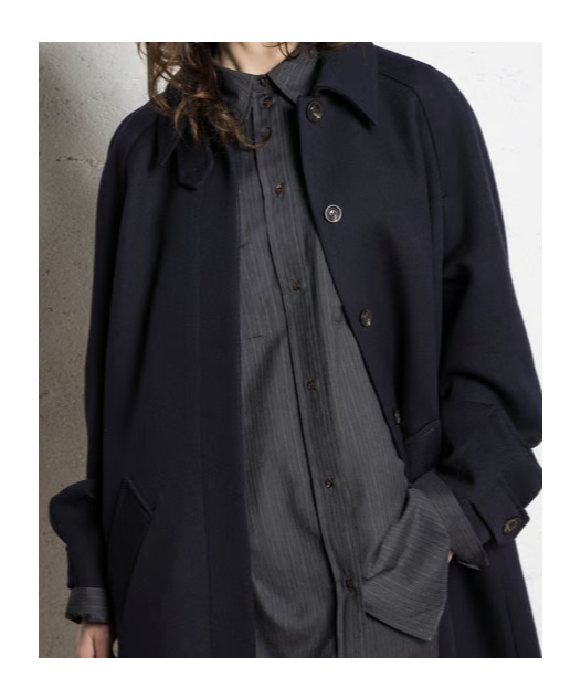 Soeur Oversized Coat In Black