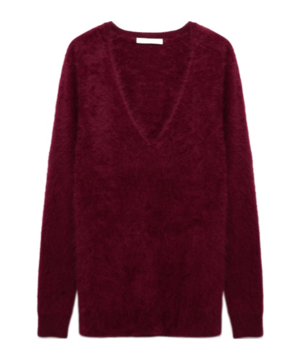 Shop Dorothee Schumacher Long-sleeved Cashmere Sweater In Brown