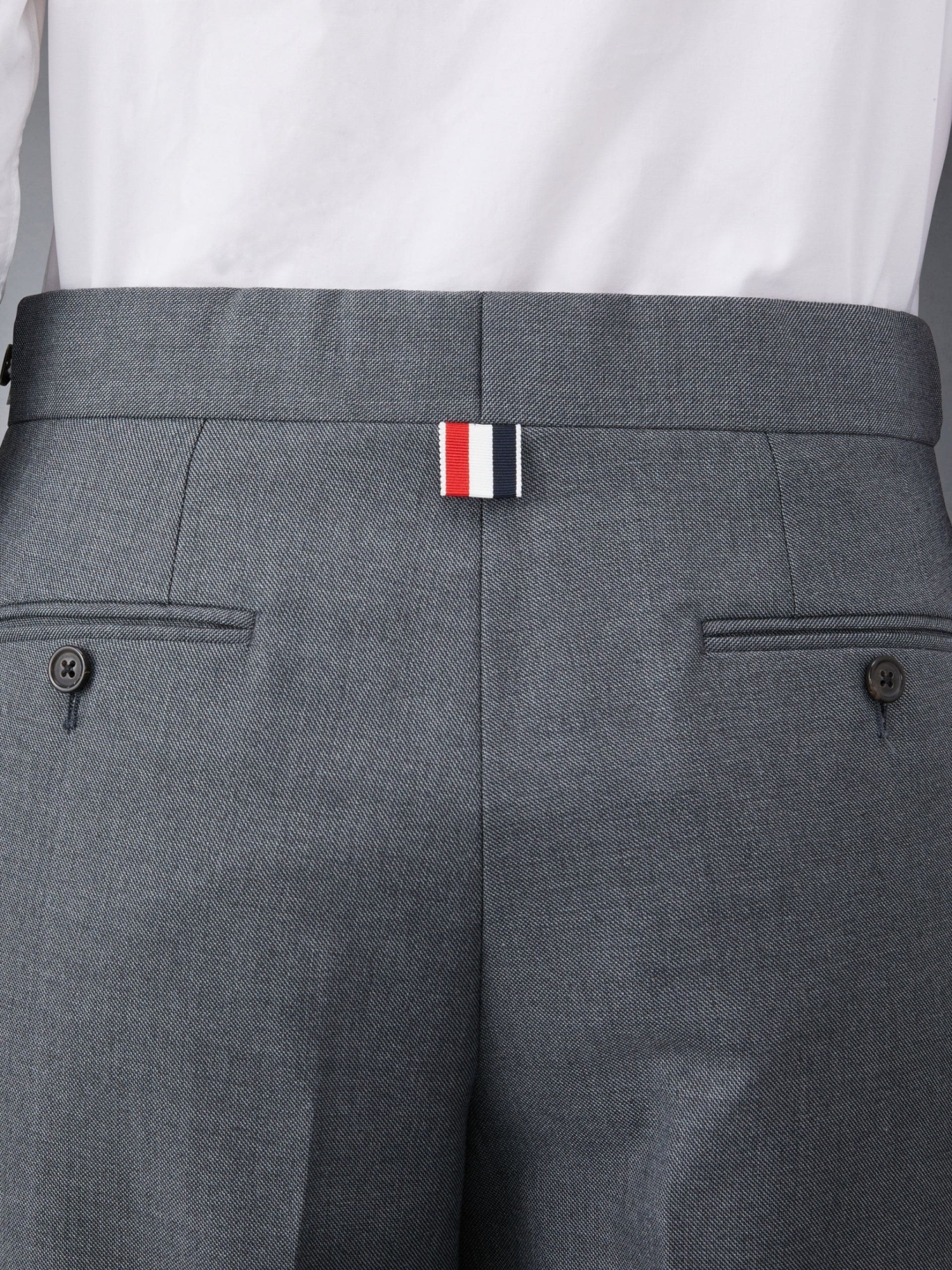 Thom Browne Low Rise School Uniform Skinny Trousers In Black