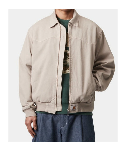 Carhartt Og Santa Fe Padded Twill Jacket In Nude