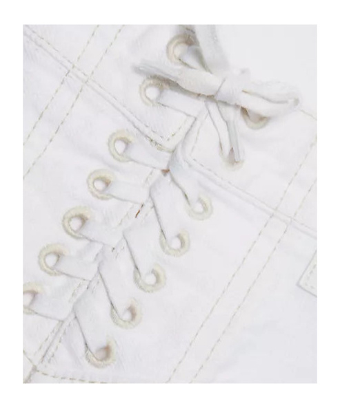 R13 Lace Back Jane Jean In White