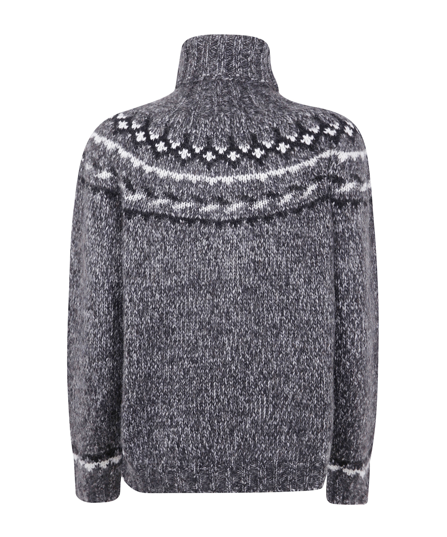 P.a.r.o.s.h Moline Turtle Neck Sweater In Gray