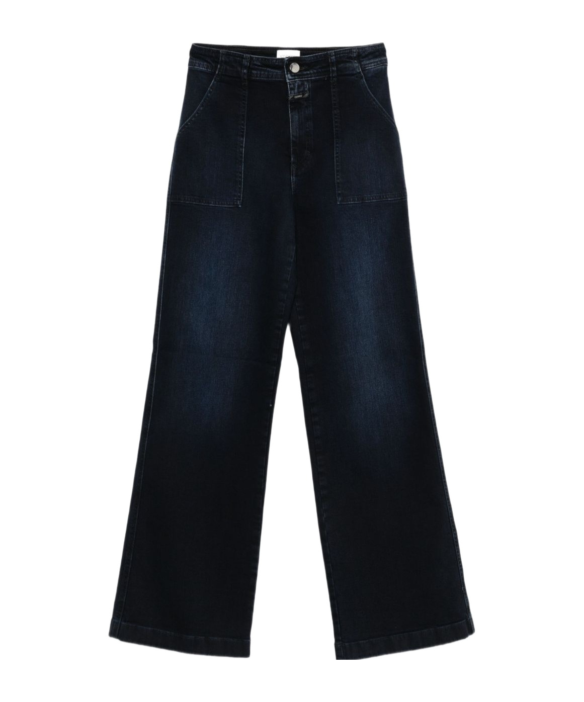 Closed Denim Trousers With Wide Belt Loops In Blue