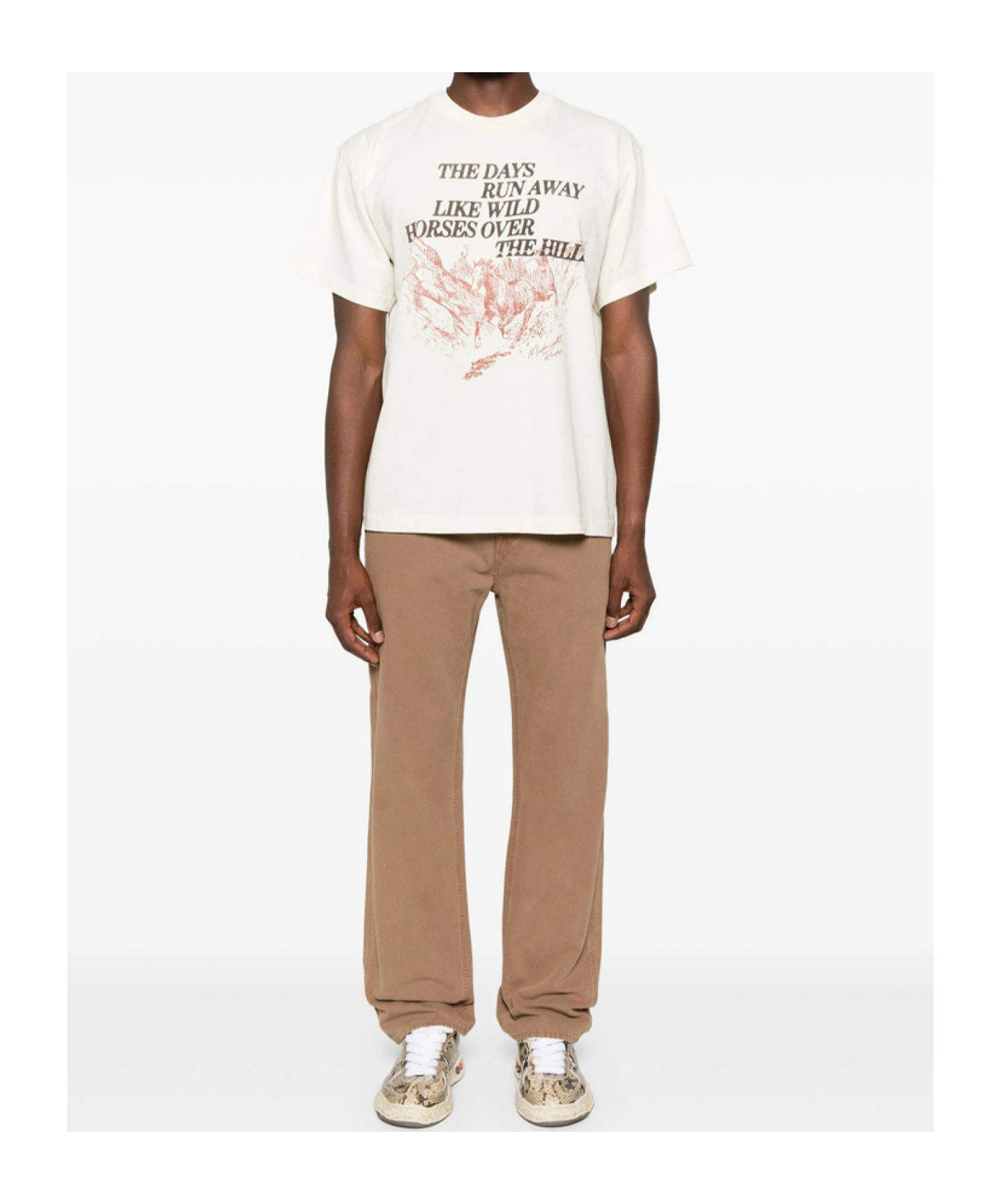 7 For All Mankind Straight Jeans In Brown