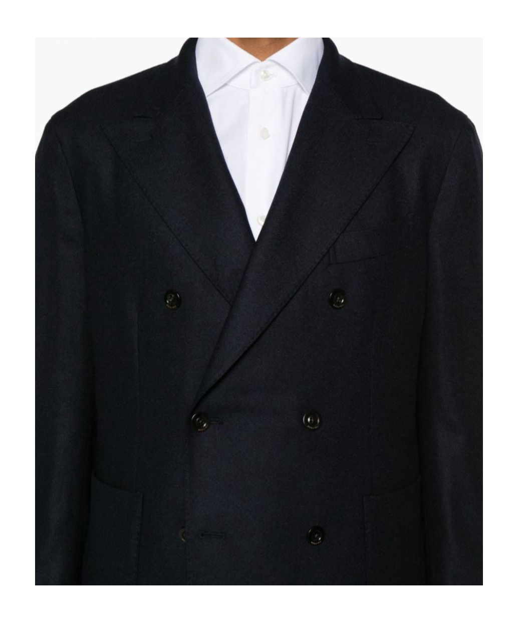 Boglioli Midnight Blue Double-breasted Jacket In Black