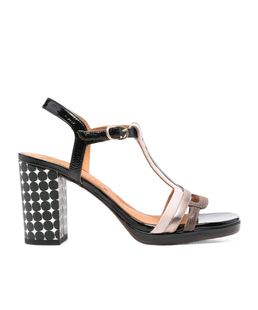 Chie Mihara 85mm Peyate Sandals In Black