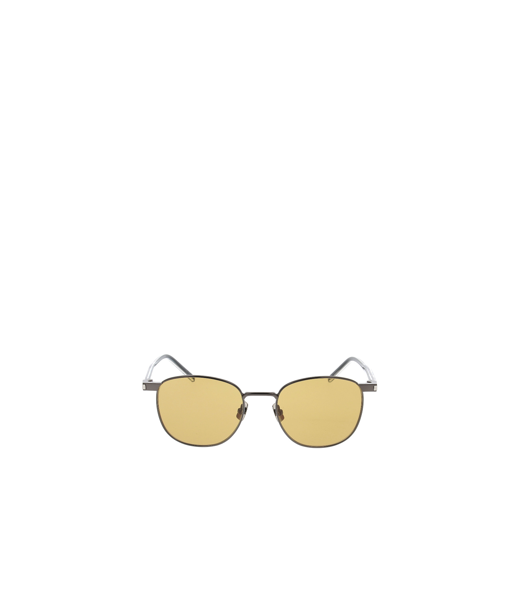 Saint Laurent Round Frame Sunglasses Sunglasses In Nude