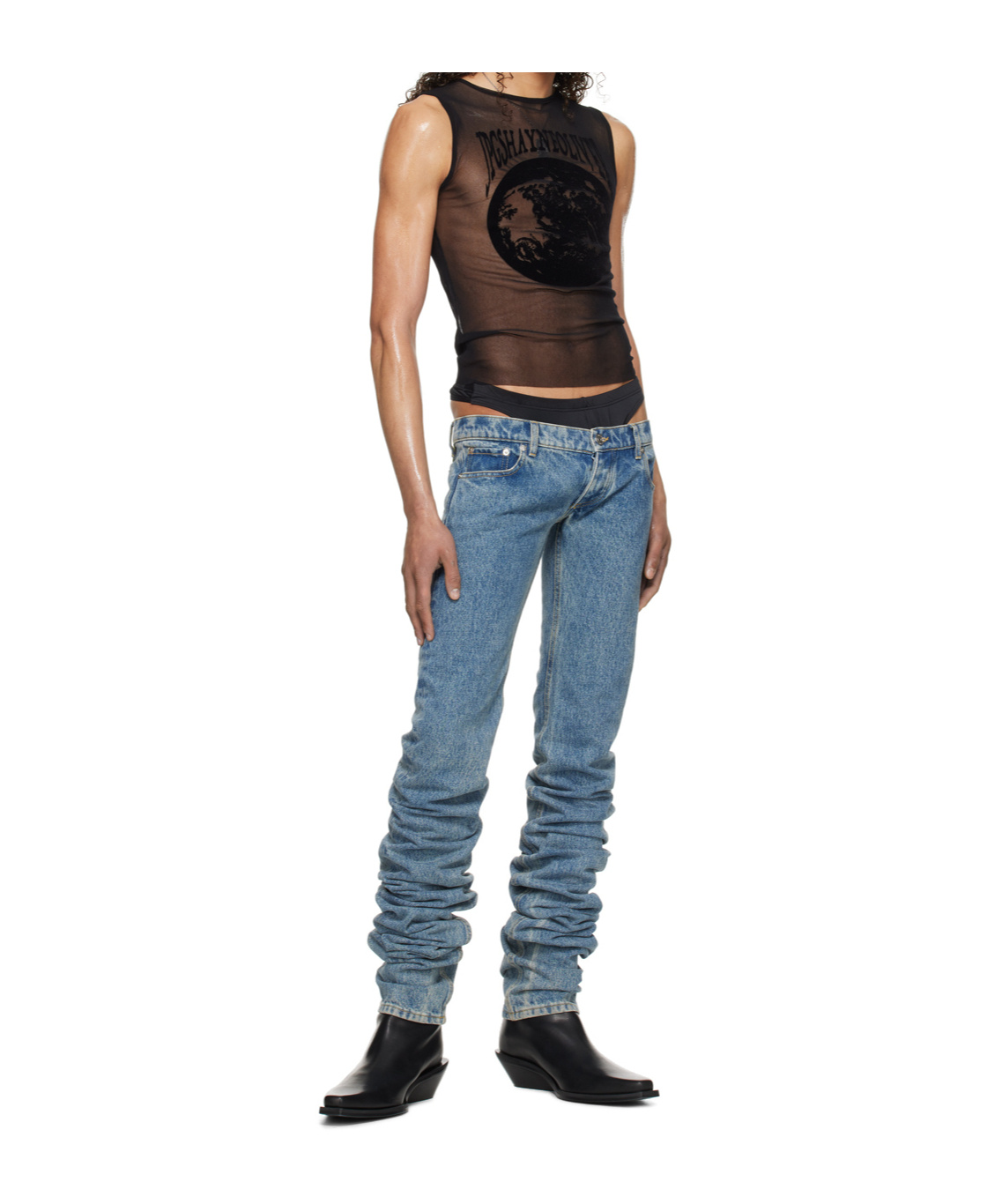 Jean Paul Gaultier Edition Jeans In Blue