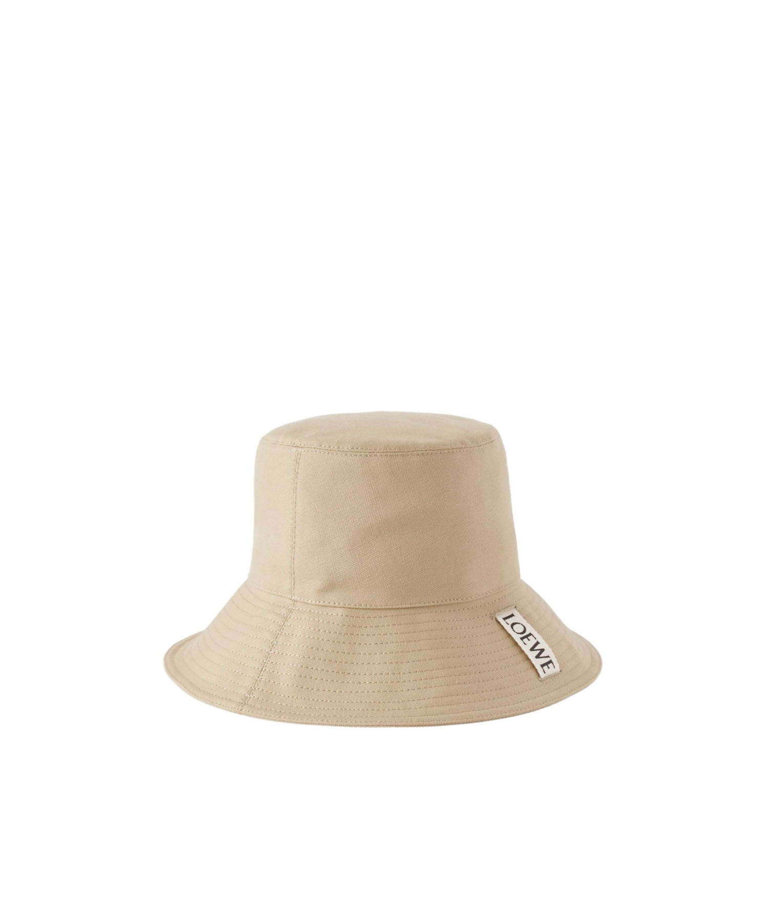 Loewe Fisherman Hat In Canvas In Nude