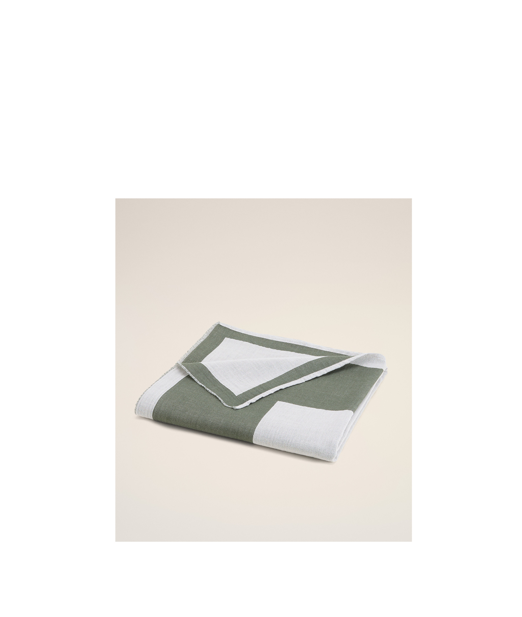 Ami Alexandre Mattiussi Two-color Beach Towel In Gray