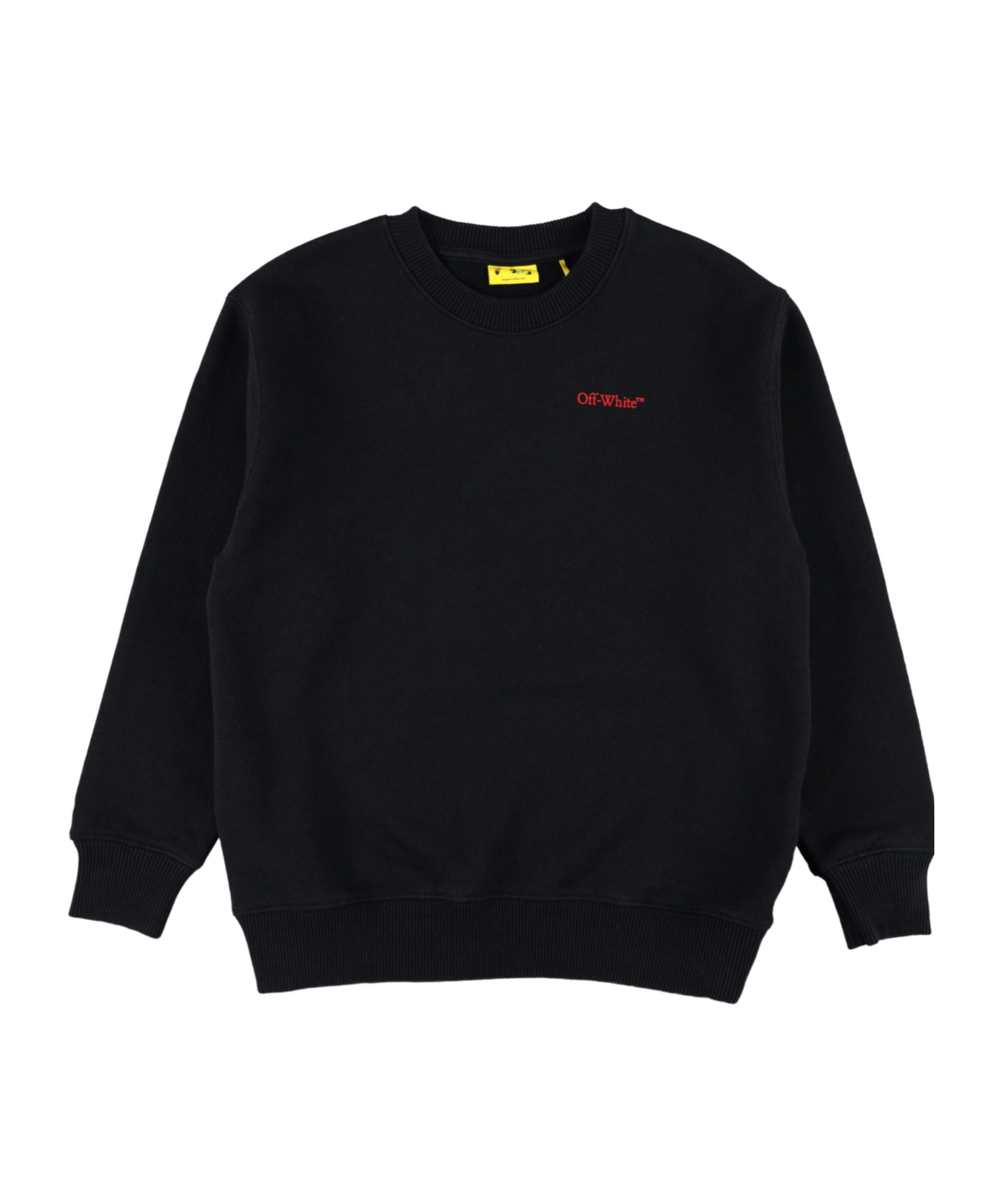 Off-white Long-sleeved Sweatshirt In Black