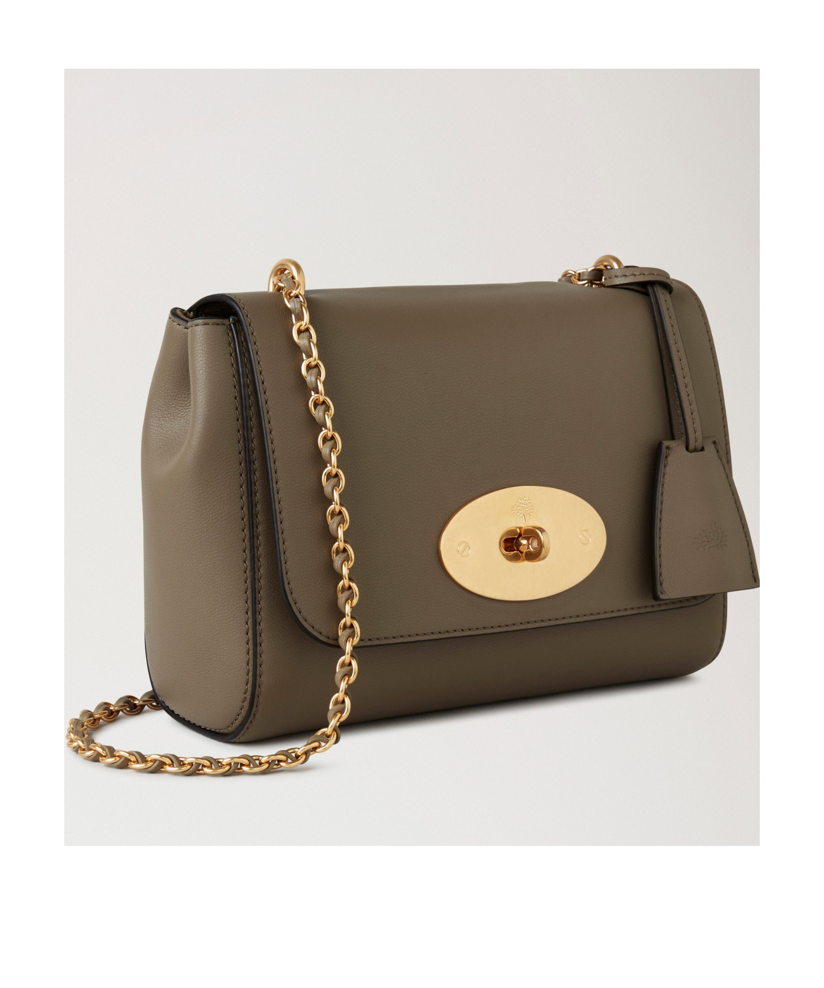 Mulberry Lily Leather Shoulder Bag In Brown