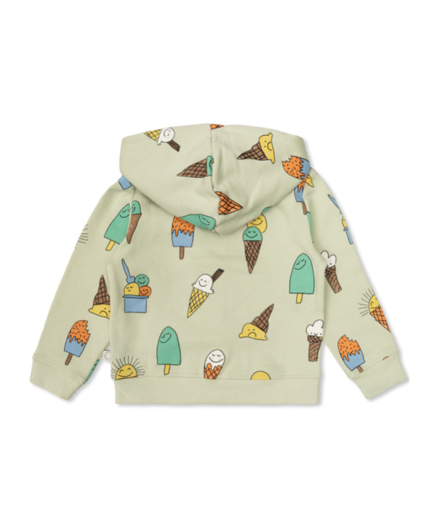 STELLA MCCARTNEY STELLA MCCARTNEY KIDS ILLUSTRATION-PRINTED ZIP-UP HOODIE