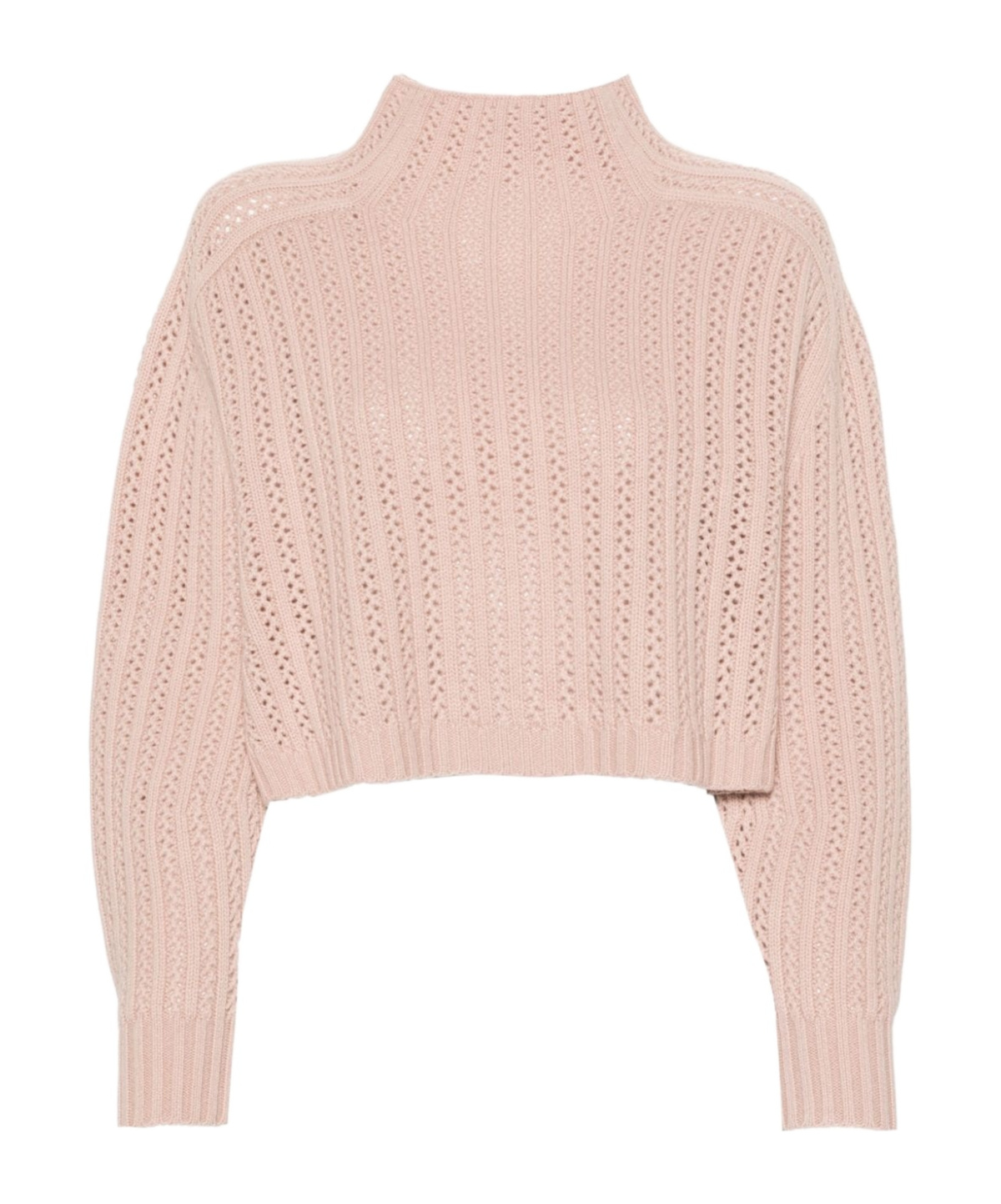 Max Mara Tricot-knit Cardigan In Pink