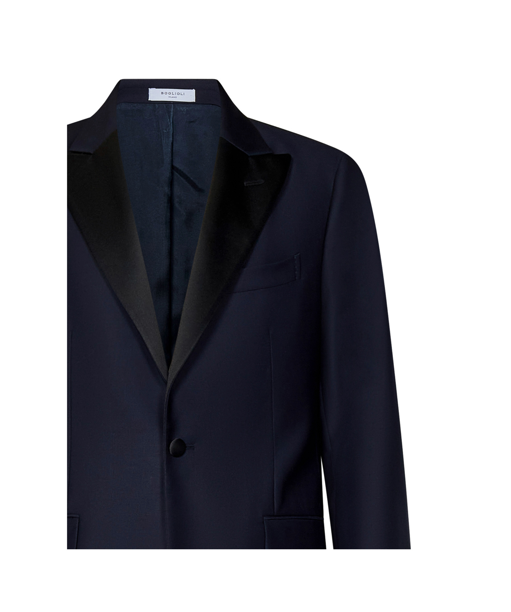 Boglioli Long-sleeved Suit Coat And Trouser Set In Black