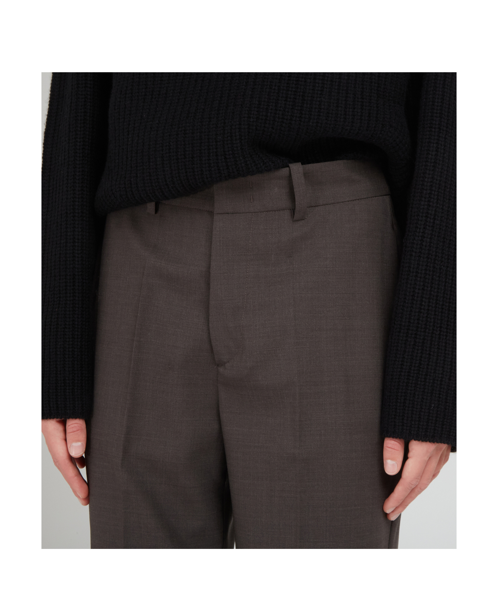P.A.R.O.S.H BELT-LOOP CASUAL PANTS