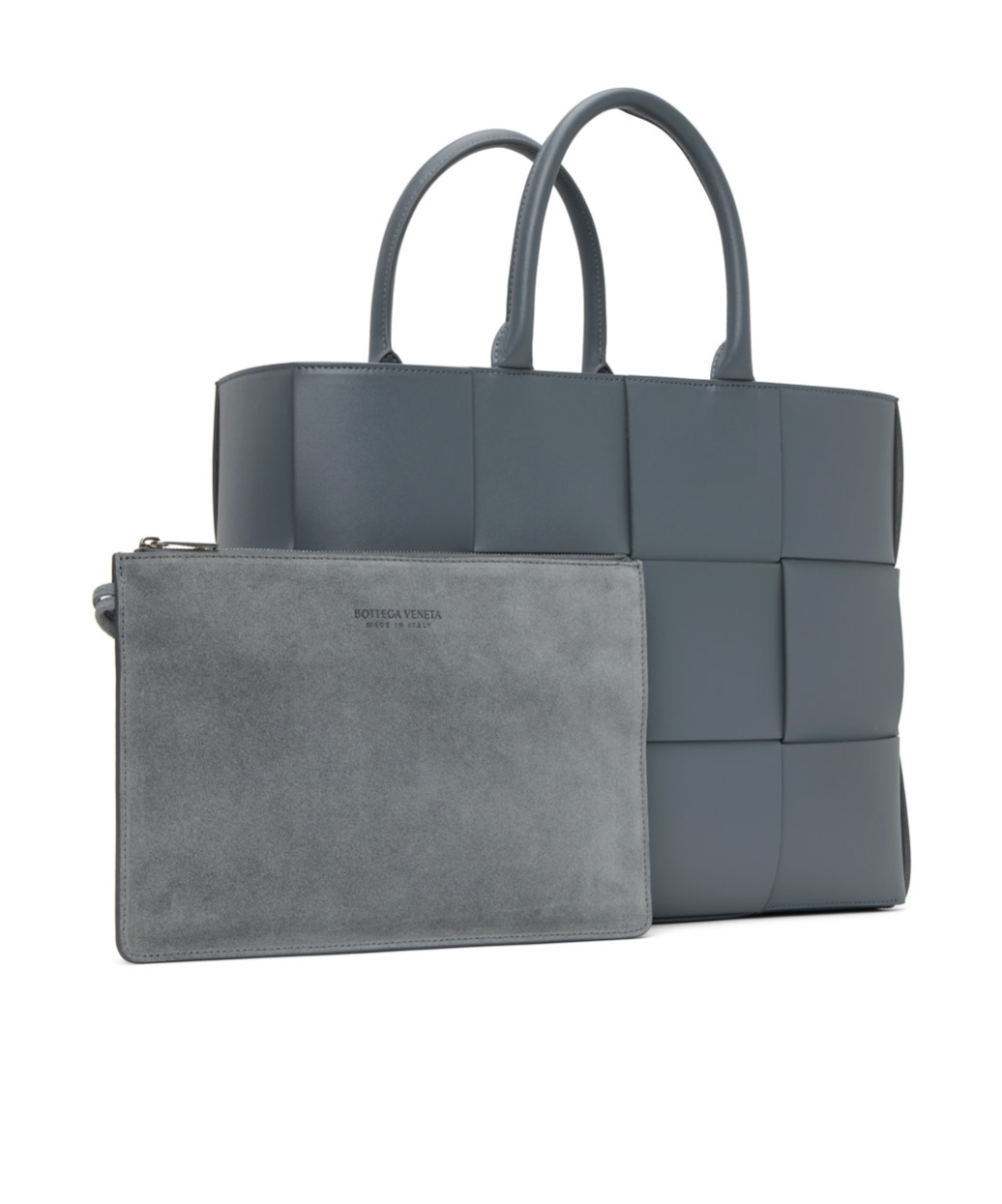 Bottega Veneta Arco Handbag In Gray