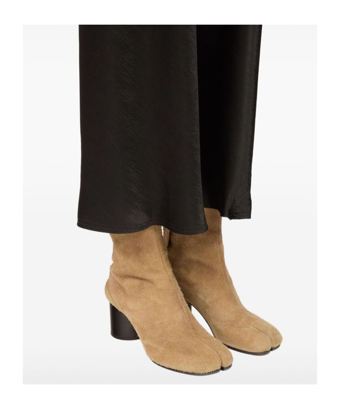 Maison Margiela Suede Ankle Boots In Neutral