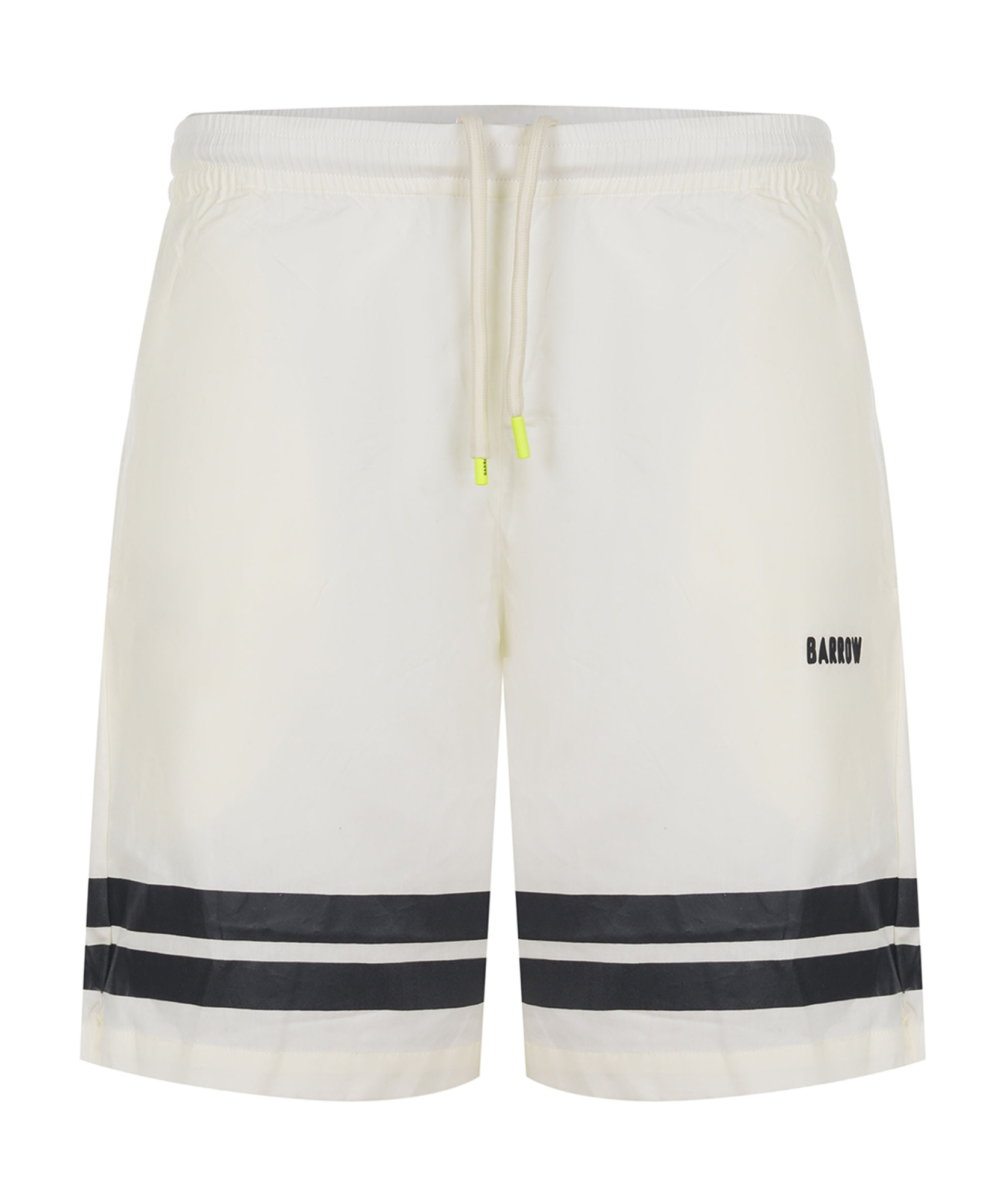 Barrow Shorts Made Of Vanilla Cotton. In White