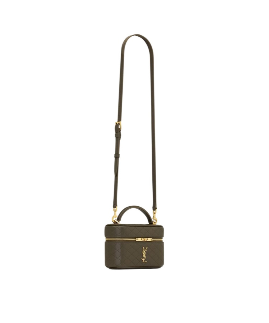Saint Laurent Gaby Cross Body Bag In Brown