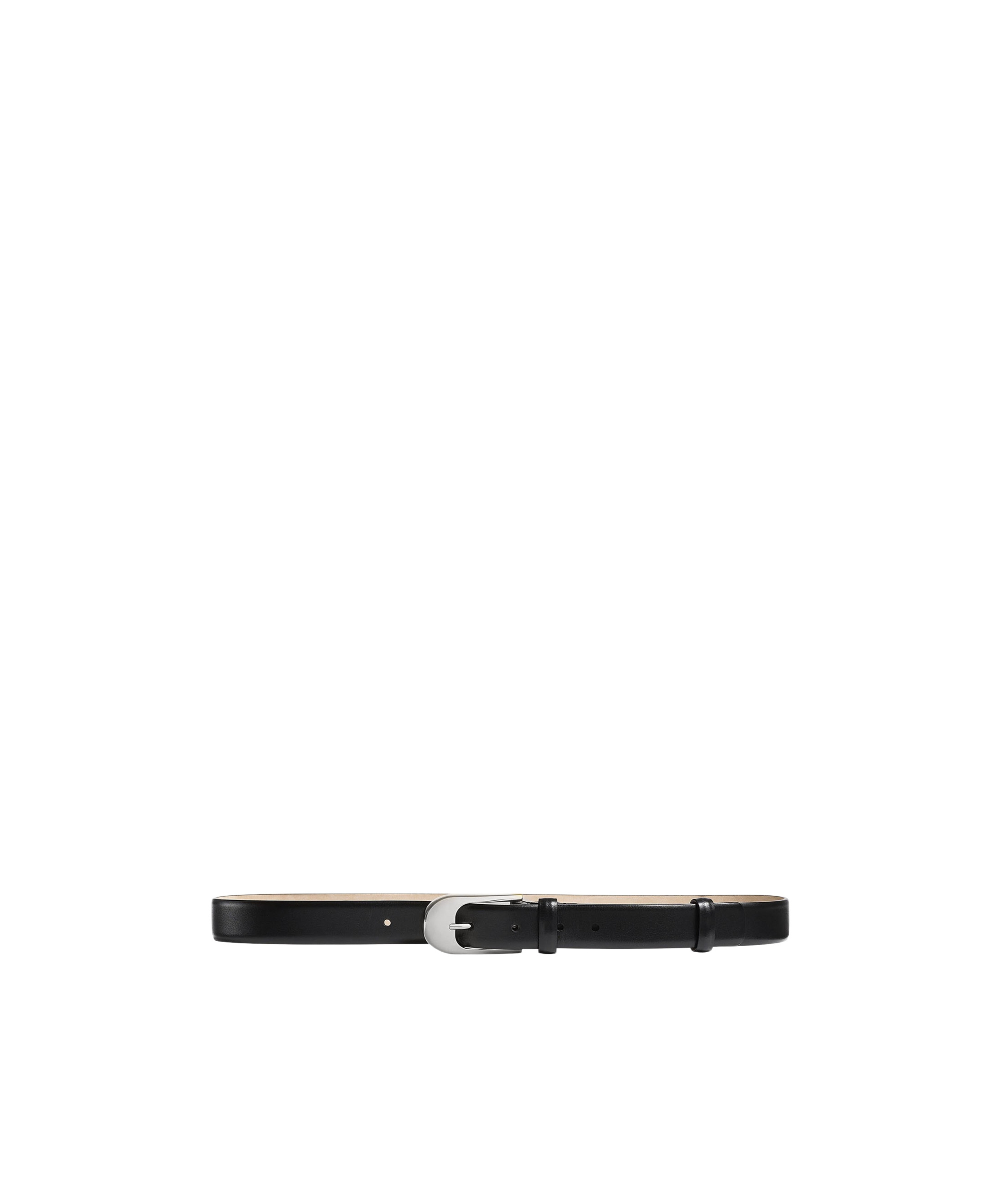 Khaite Dark Brown Textured Buckle Belt In Brown
