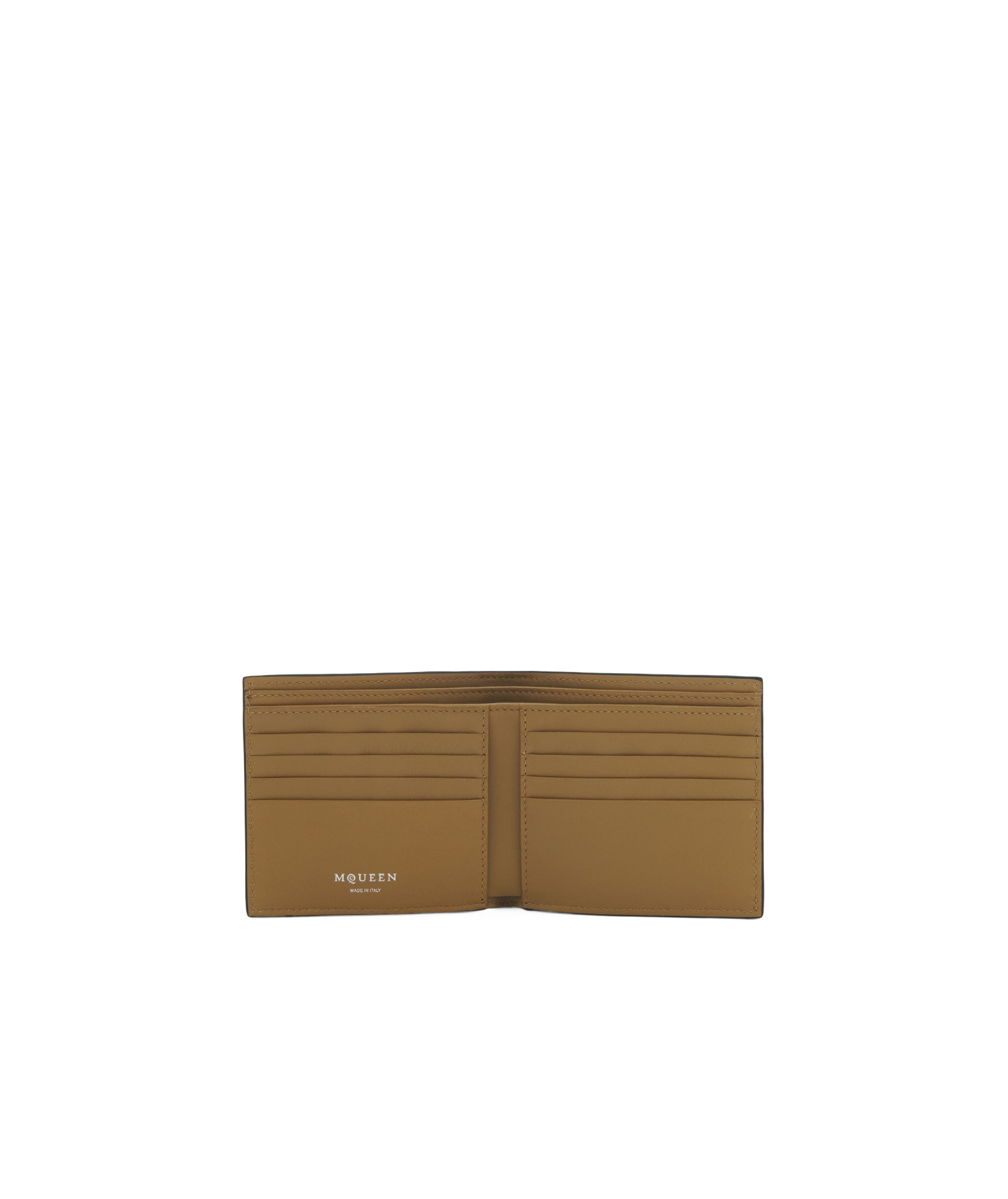 Alexander Mcqueen Double-fold Wallet In Black