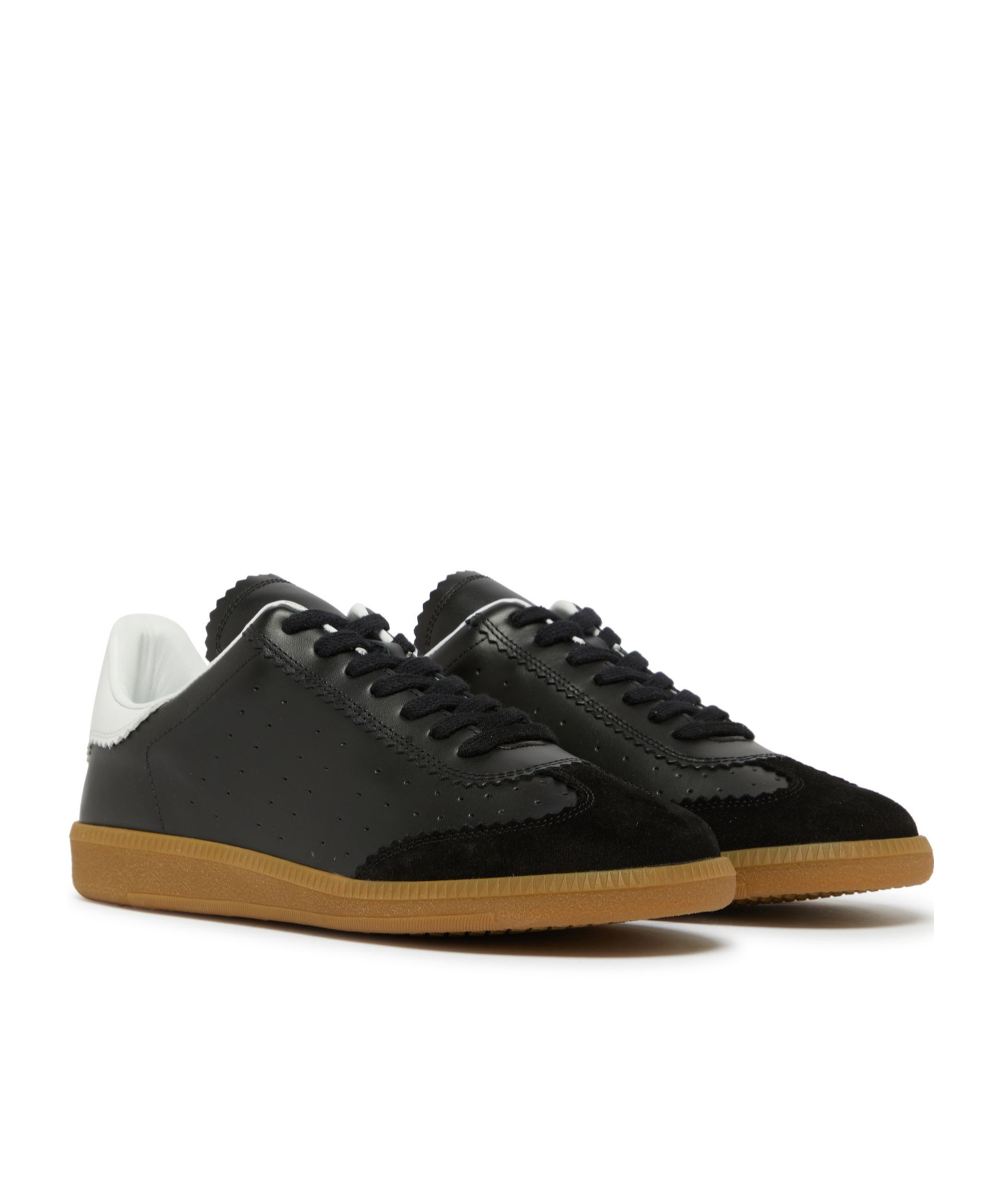 ISABEL MARANT ROUND TOE LOW-TOP SNEAKERS