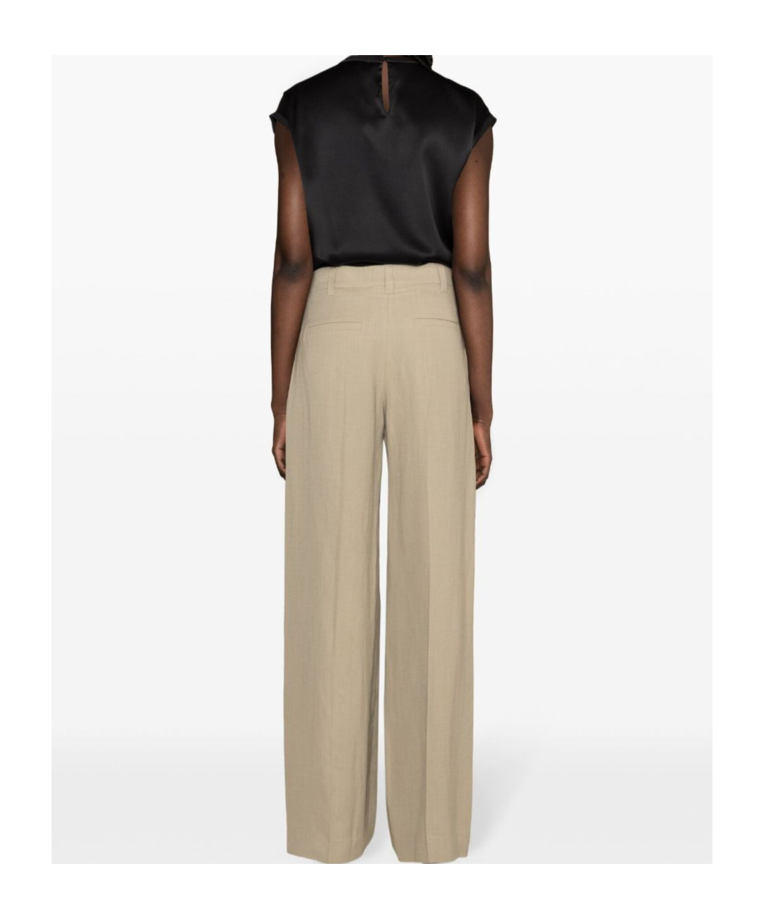 Brunello Cucinelli Beaded-trim Satin Blouse In Black