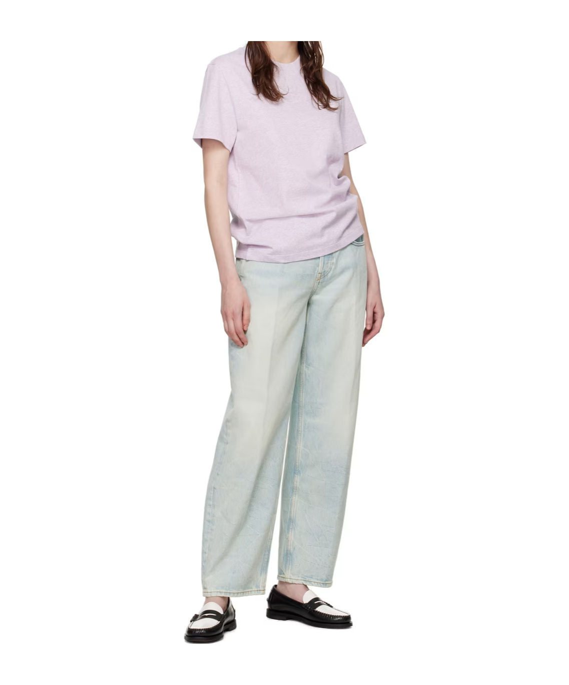 Apc Logo Short-sleeved T-shirt In Purple