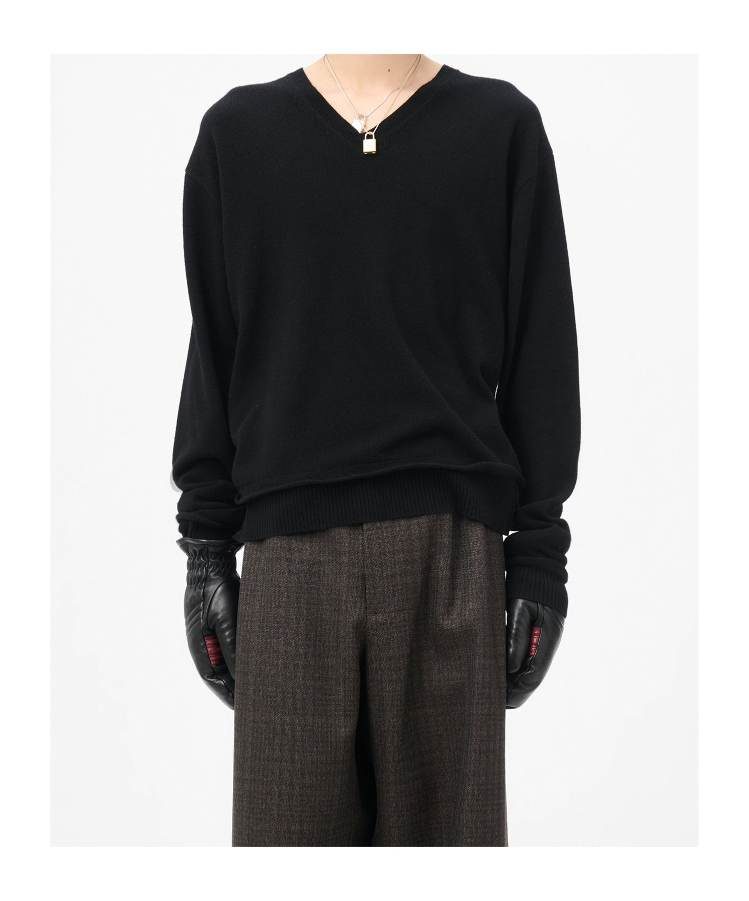 Our Legacy Parallel V-neck In Animal Print