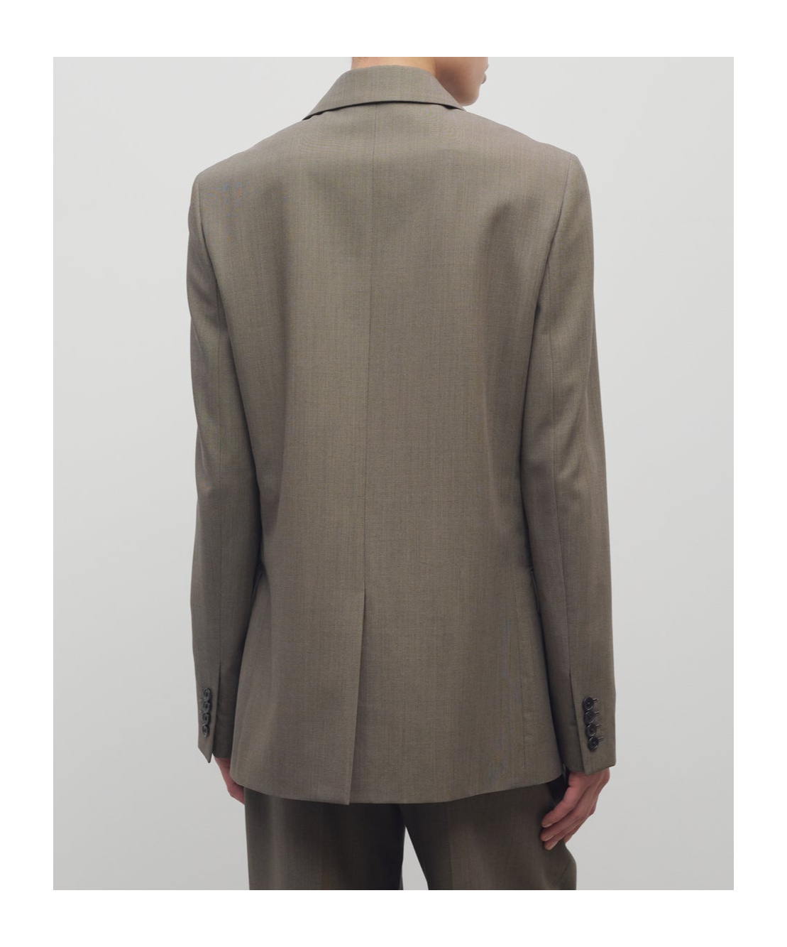 The Row Kimiko Wool And Silk Jacket In Brown