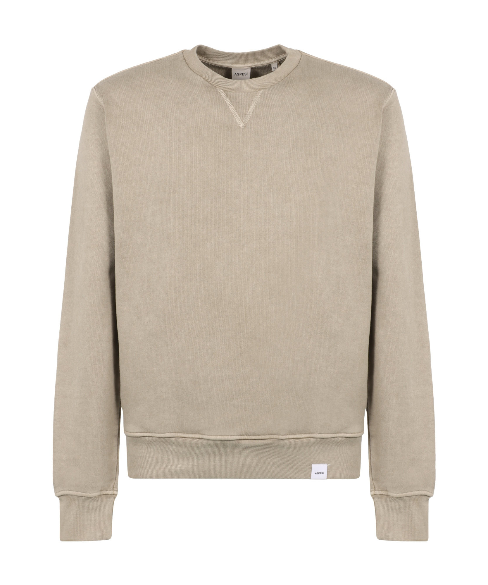 Shop Aspesi Cotton Jersey Sweatshirt In Nude