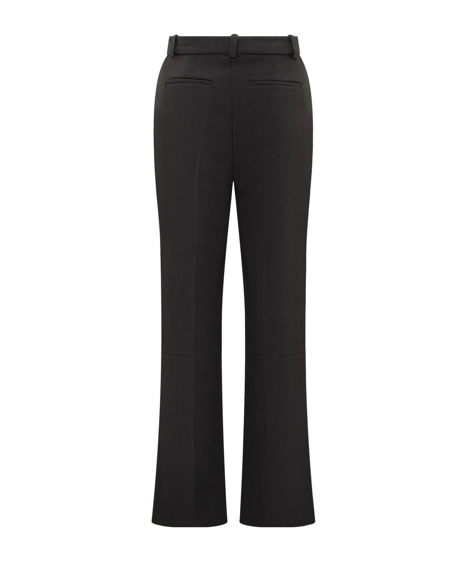 Victoria Beckham Cropped Kick Trouser In Black